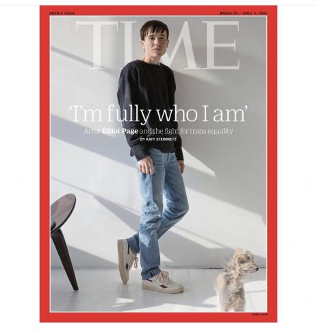 Elliot Page en portada de Times